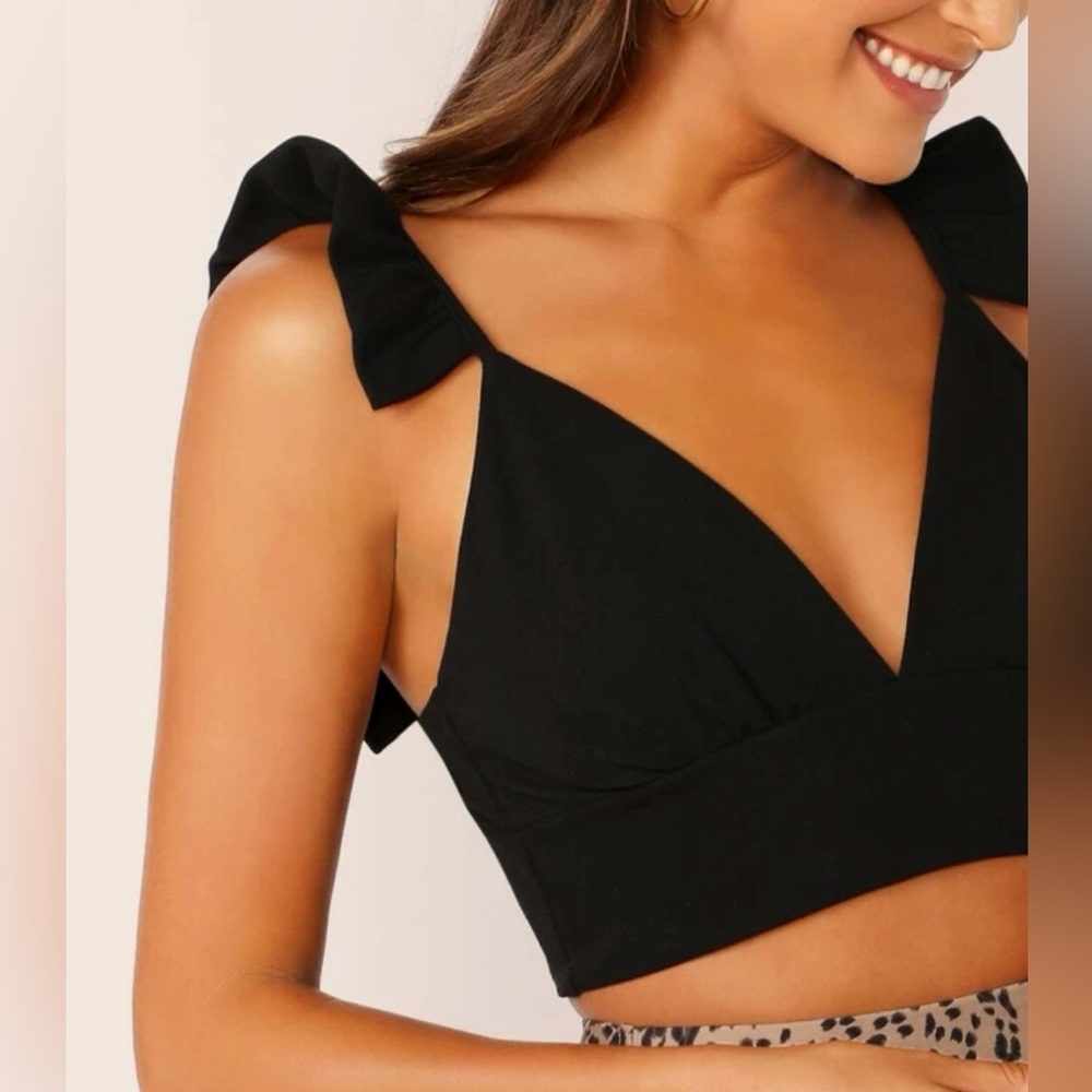 Ruffle Strap Top